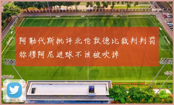 阿勒代斯批评北伦敦德比裁判判罚称穆阿尼进球不该被吹掉